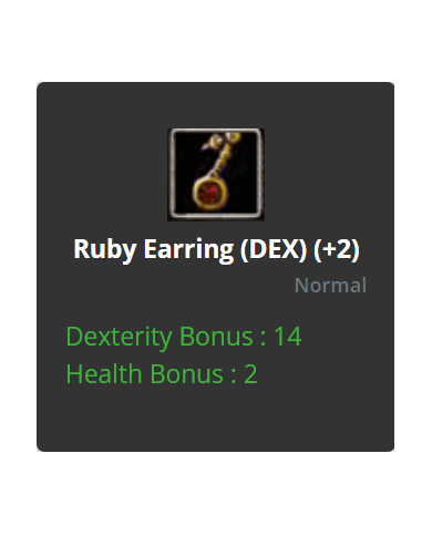 dual ruby earring +2