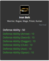 iron belt ve trial set