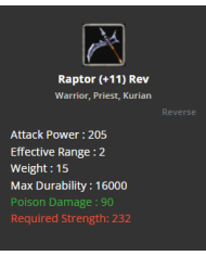 Raptor +11 Rebirt