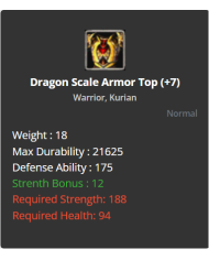 +7 Dragon Scale Set