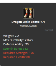 +7 Dragon Scale Set