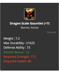 +7 Dragon Scale Set