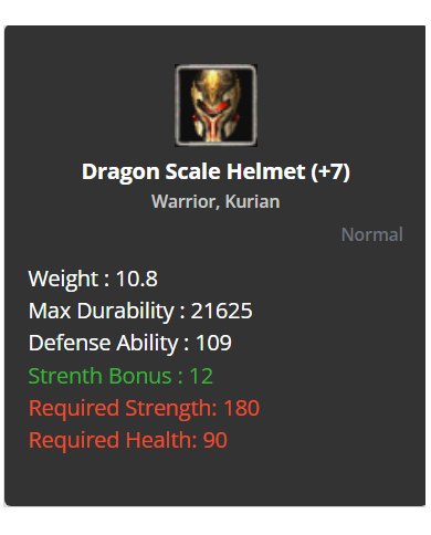 +7 Dragon Scale Set