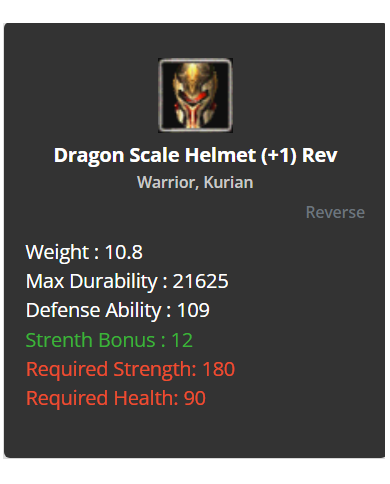 +1 Reverse Dragon Set