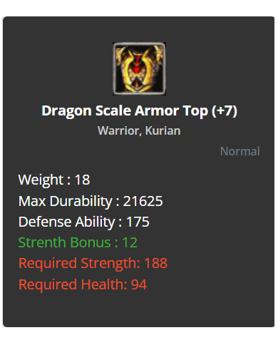 Dragon Set +1 Reb