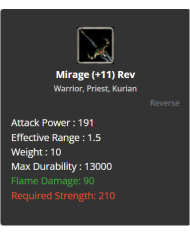 +11 Mirage Sword