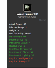 +7 Lycan Hammer