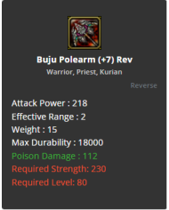 +7 Rev Buju Polearm