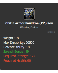 Chitin Armor Helmet +11 (reverse)