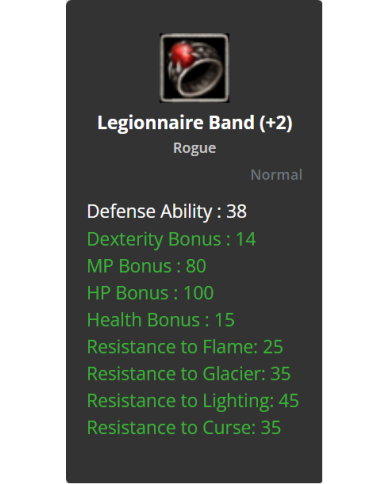 Legionnaire Band +2