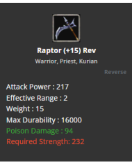 Raptor +15 (reverse)