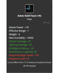 +8 Aztec Gold Faun