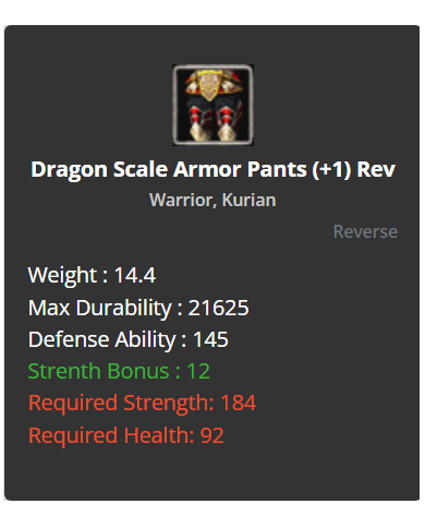 +9 raptor +7 dragon set