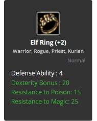 Elf Ring
 +-2