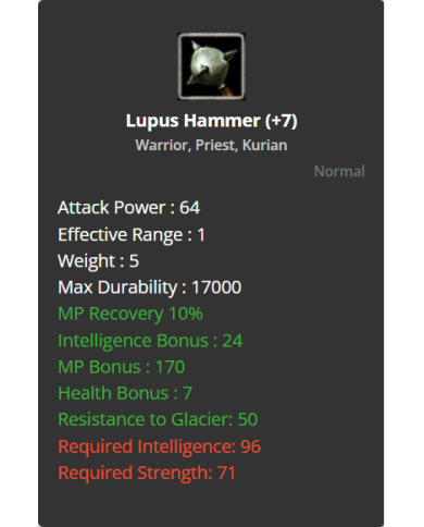 Lupus Hammer +7