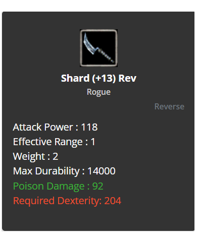 Shard (+13) Rev