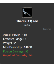 Shard (+13) Rev