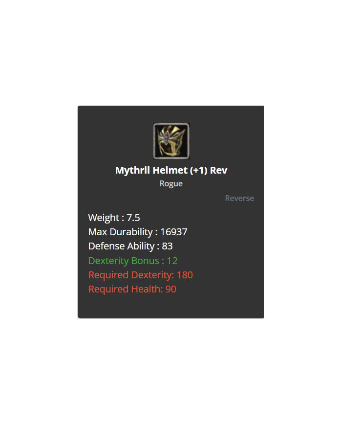  Mythril (SET) (+1) Rev