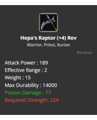 Raptor (+7) Rev