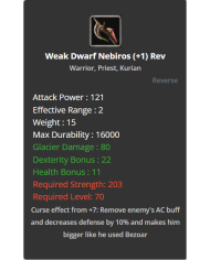 Weak Dwarf Nebiros (+1) Rev 