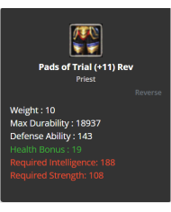 +11 Priest Trial Set