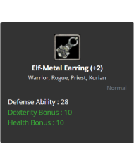 Elf-Metal Earring (+2)