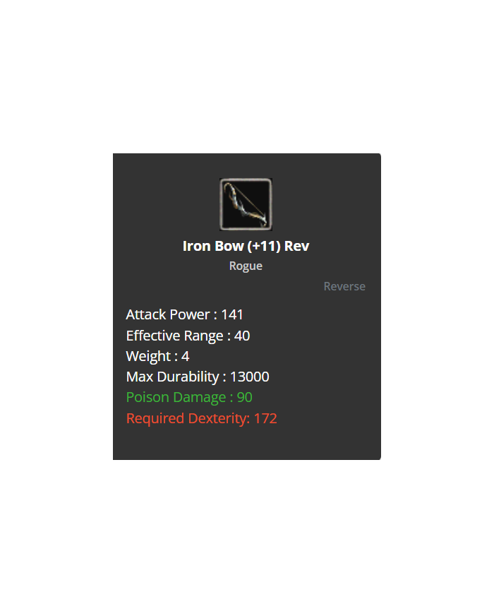 Iron Bow (+11) Rev