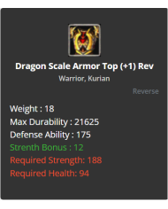 Dragon Scale SET (+1 Rev)