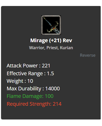 Mirage +21 Rev