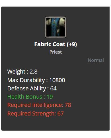 Fabric Set +9