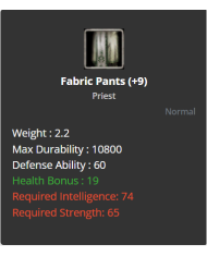 Fabric Set +9