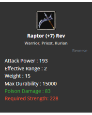 Raptor +7 Rev