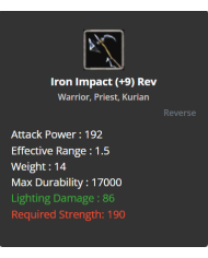 Iron Impact +9 Rev