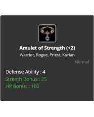 Amulet Of Strength +2