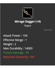 +9 Mirage Dagger