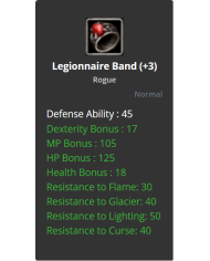 +3 Legionnaire Band