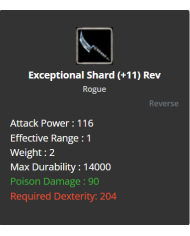 Exceptional Shard +11 Rev