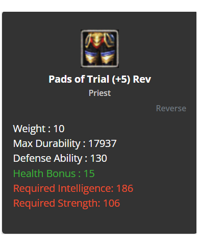 Trial Set +5 Rev