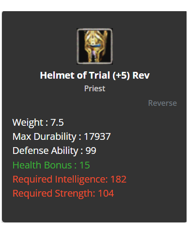 Trial Set +5 Rev