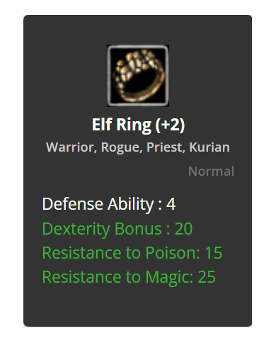 +2 Elf Ring