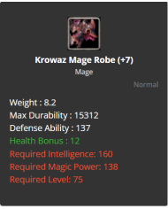 Krowaz Mage Set +1 Rev