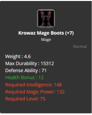 +7 Mage Krowaz Set