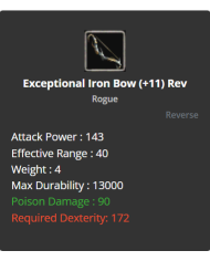 Exp İron Bow +11