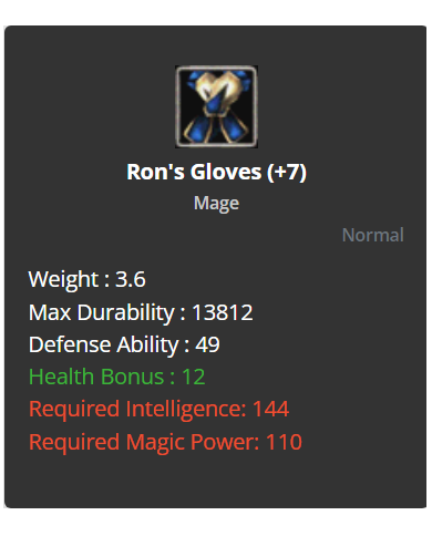 2x FR+3 - +7 Ron's Set