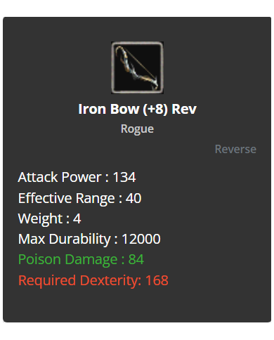 +8 Revere Iron Bow