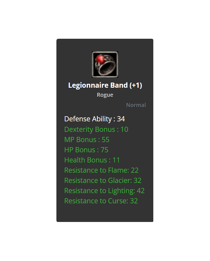 +1 Legionnaire Band