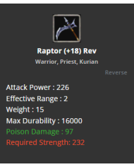 Raptor +18 