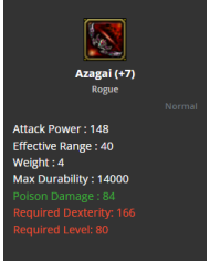 Azagai +7 No Reb