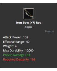 +7 Reverse Iron Bow