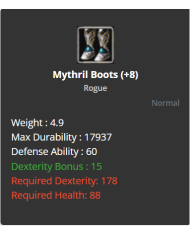 +8 Mythrill Boots